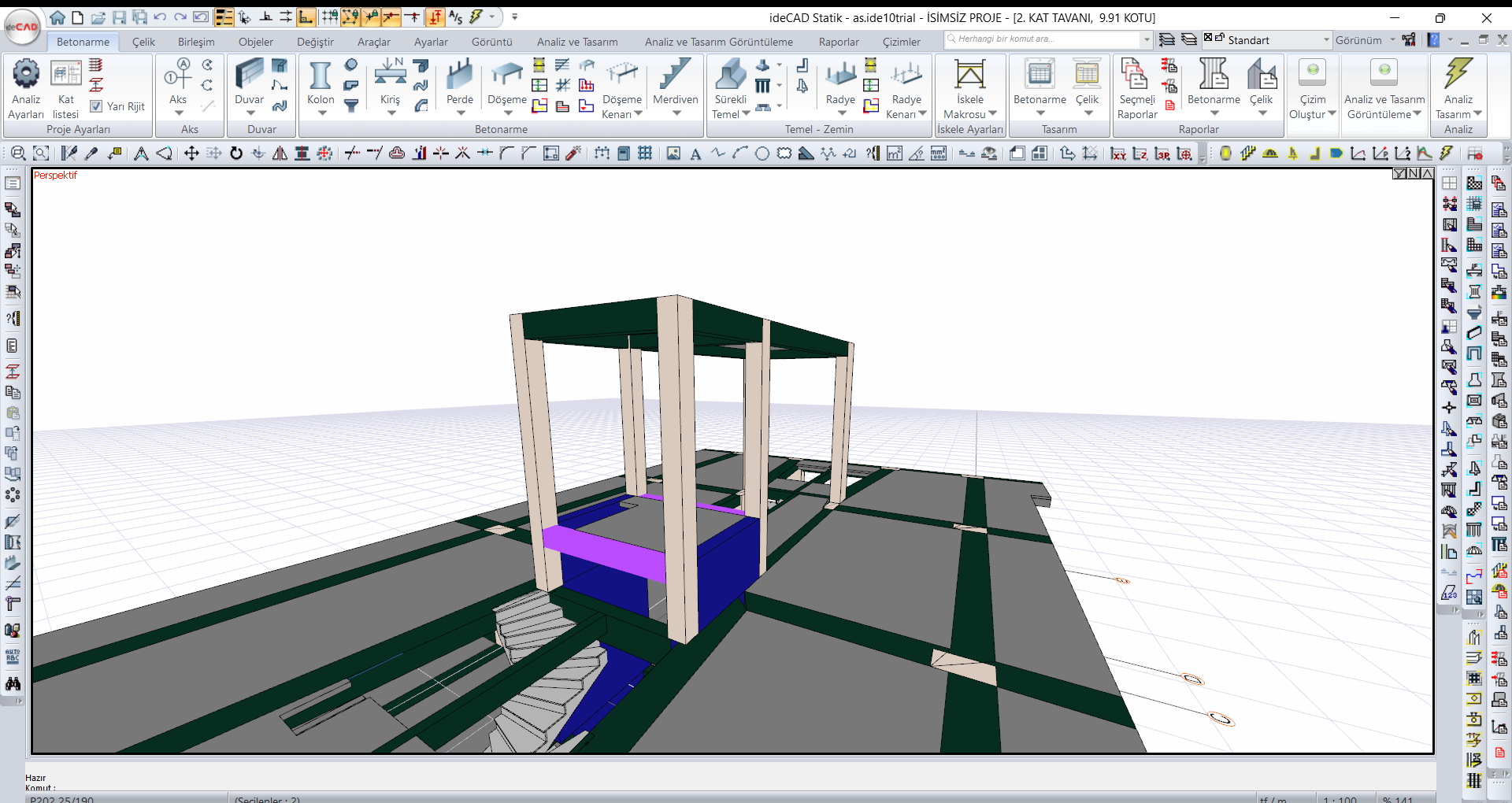 ideCAD Statik - as.ide10trial - İSİMSİZ PROJE - [2. KAT TAVANI,  9.91 KOTU] 8.04.2023 21_18_06.png