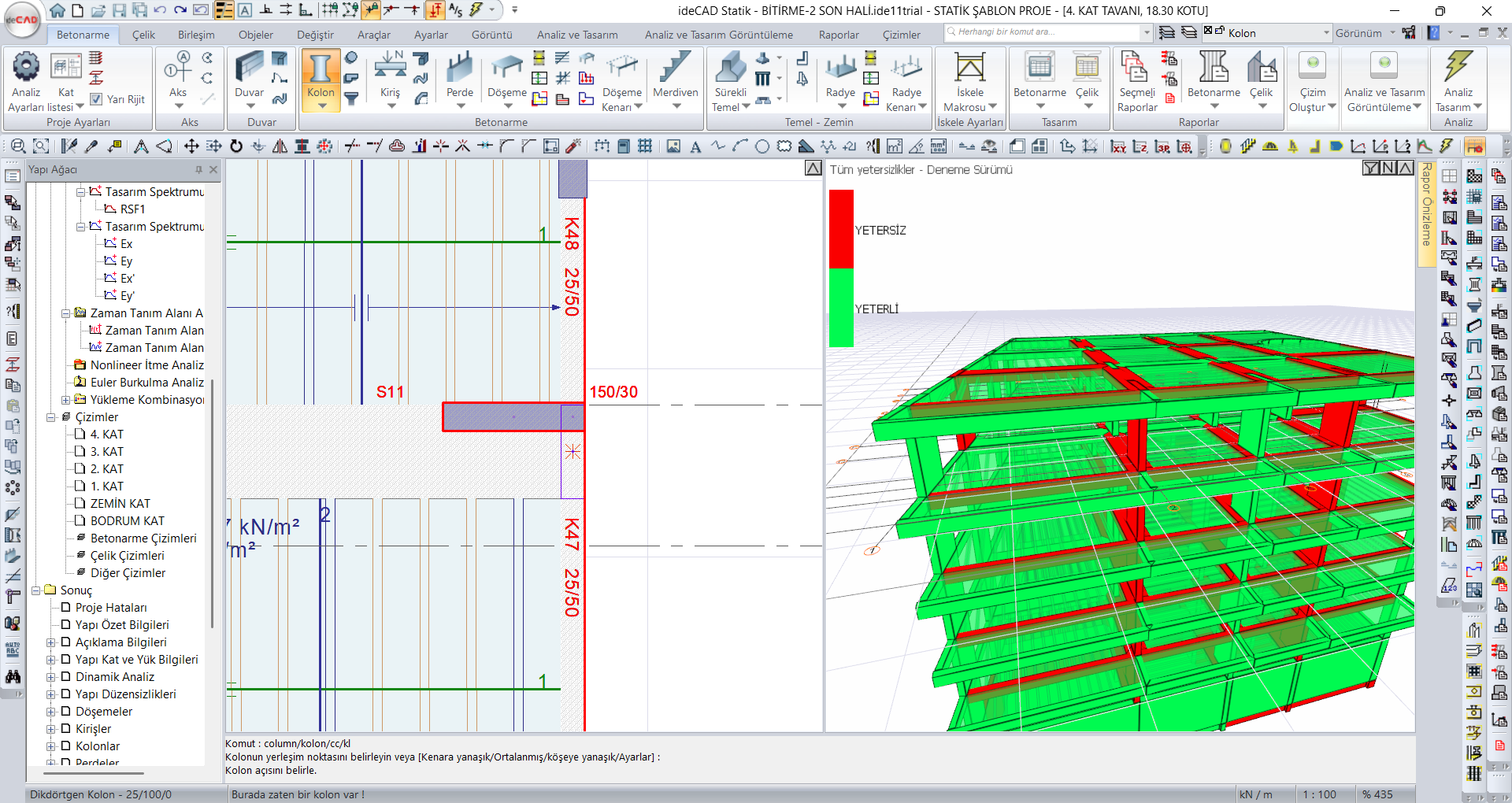 ideCAD Statik - BİTİRME-2 SON HALİ.ide11trial - STATİK ŞABLON PROJE - [4. KAT TAVANI, 18.30 KO...png